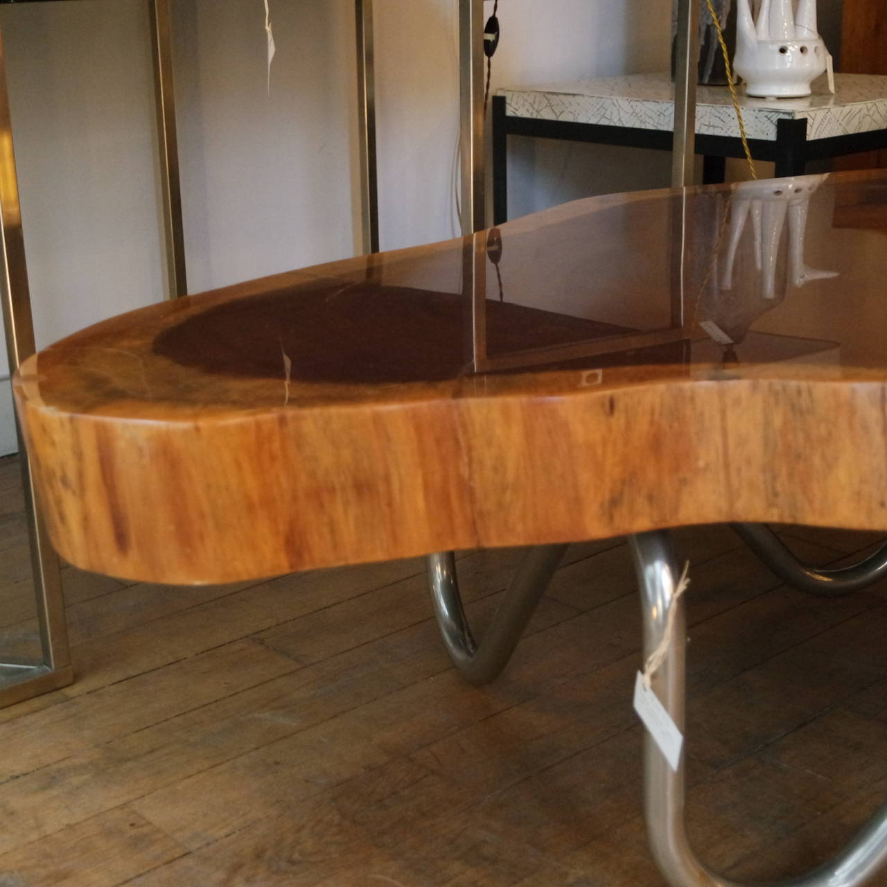 Fantastic Wood Coffee Table at 1stDibs