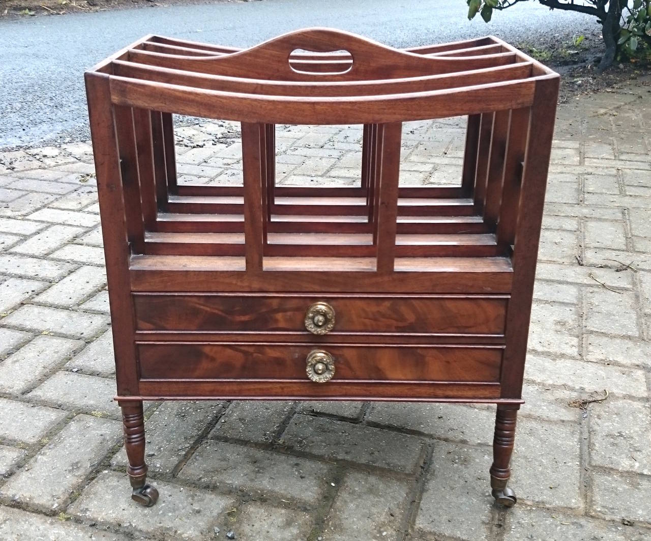Antique Canterbury or Magazine Rack at 1stdibs