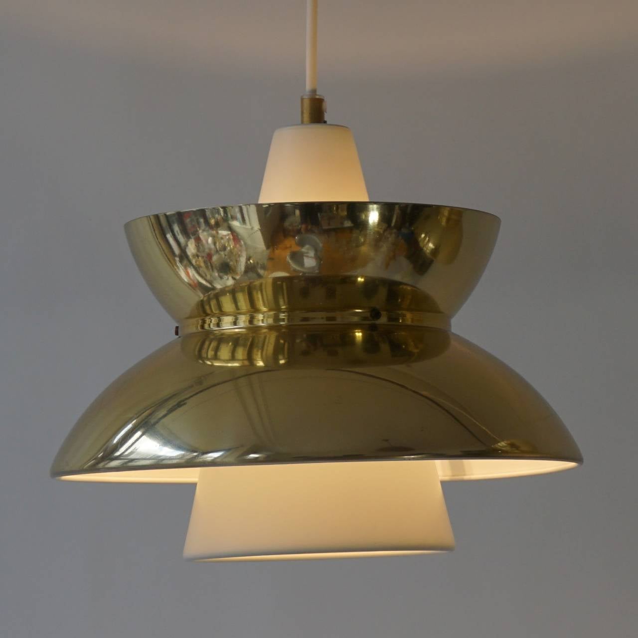 Set of Five MidCentury Pendant Lights by Jørn Utzon For Sale at 1stdibs