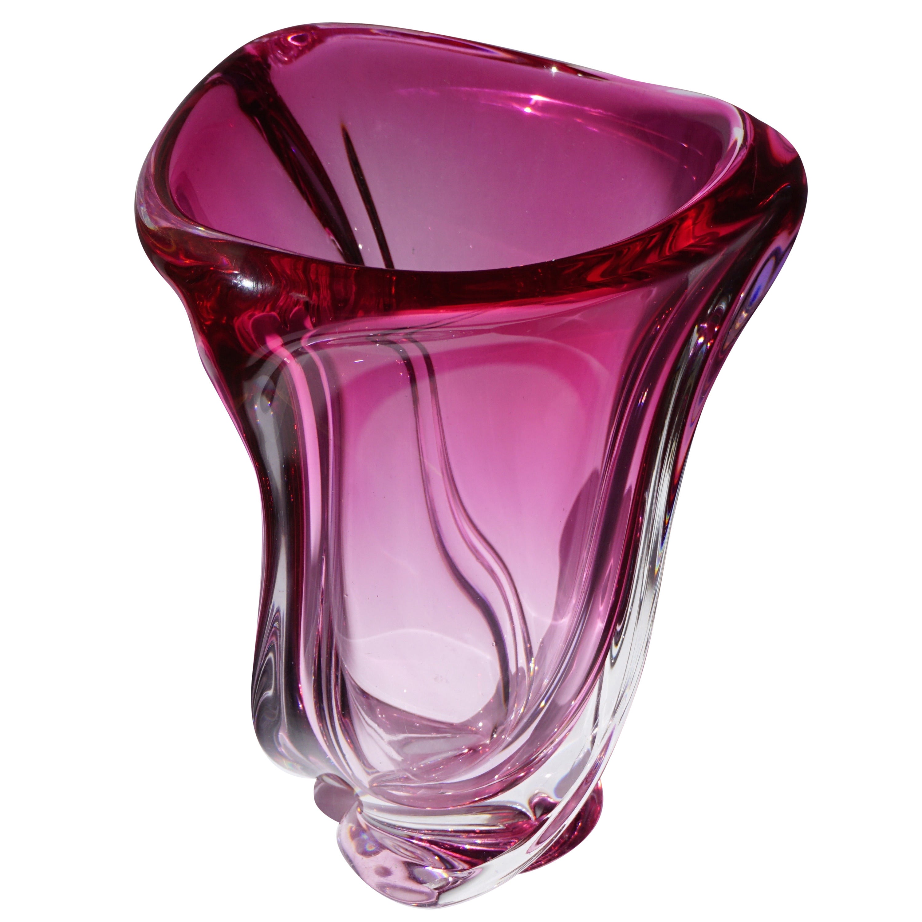 Val St. Lambert Crystal Vase at 1stDibs val st lambert vase