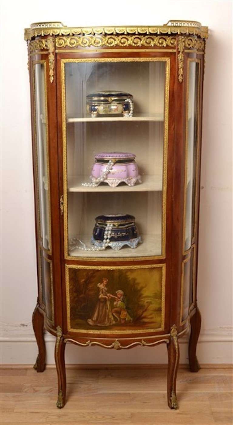 Antique French Vernis Martin Vitrine at 1stDibs vernis martin