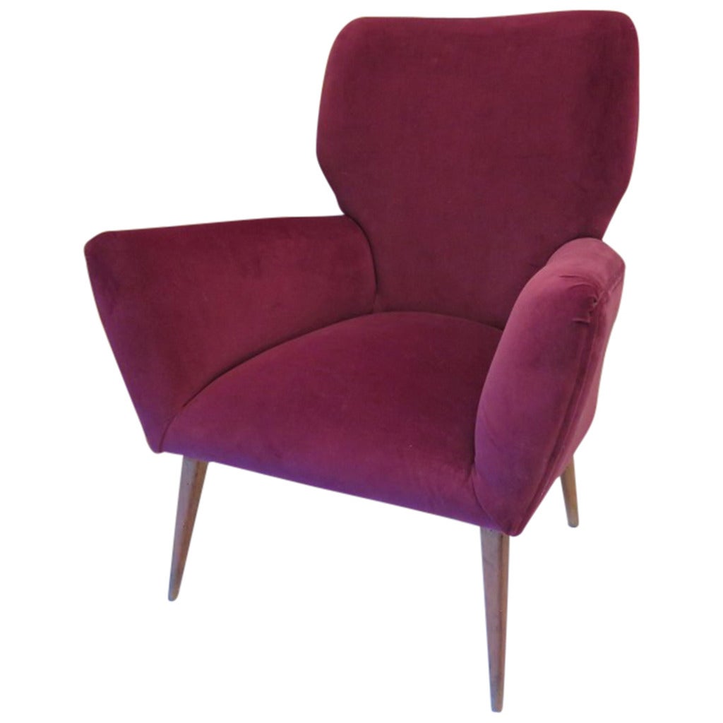 Single armchair 50s For Sale at 1stdibs