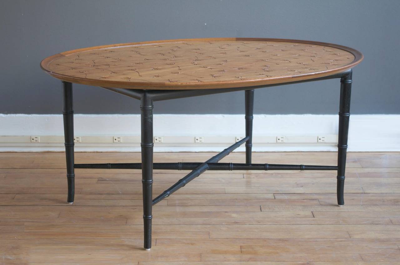 Mahogany Coffee Table by Kittinger For Sale at 1stdibs
