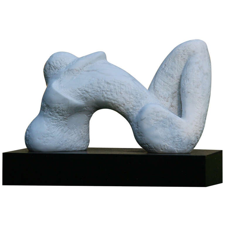 Casey Schwarz Monumental Outdoor Garden Sculpture, Reclining Arch Figure For Sale at 1stDibs