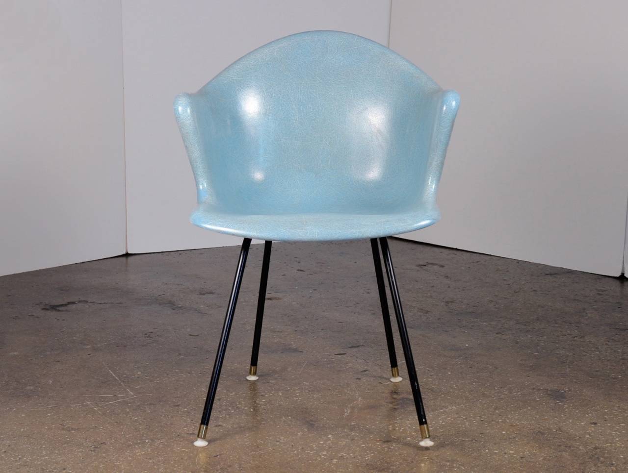 Vintage Molded Fiberglass Chair at 1stDibs eames molded fiberglass