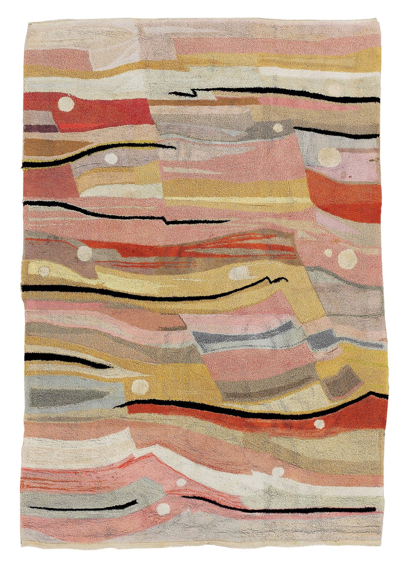 Modernist Bauhaus German Rug at 1stDibs bauhaus rug