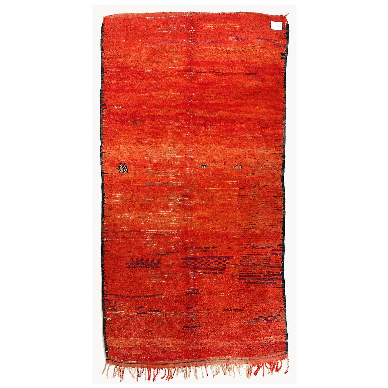 Rare DoubleSided Berber Carpet at 1stDibs