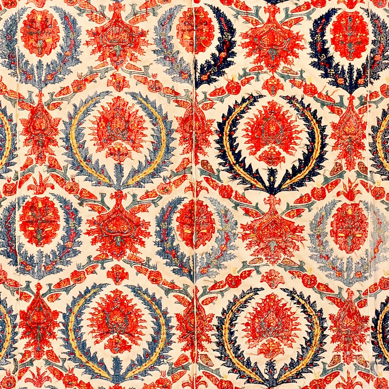 Ottoman Style Silk Embroidery For Sale at 1stdibs