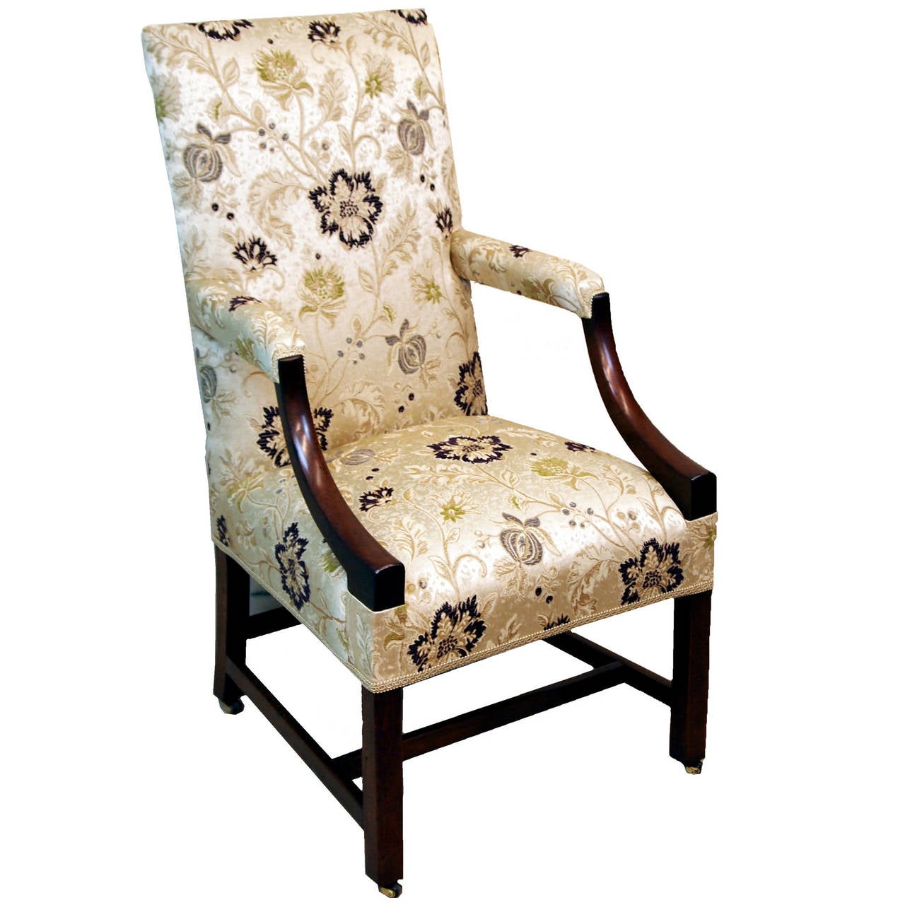 Antique Mahogany Gainsborough Chair at 1stdibs