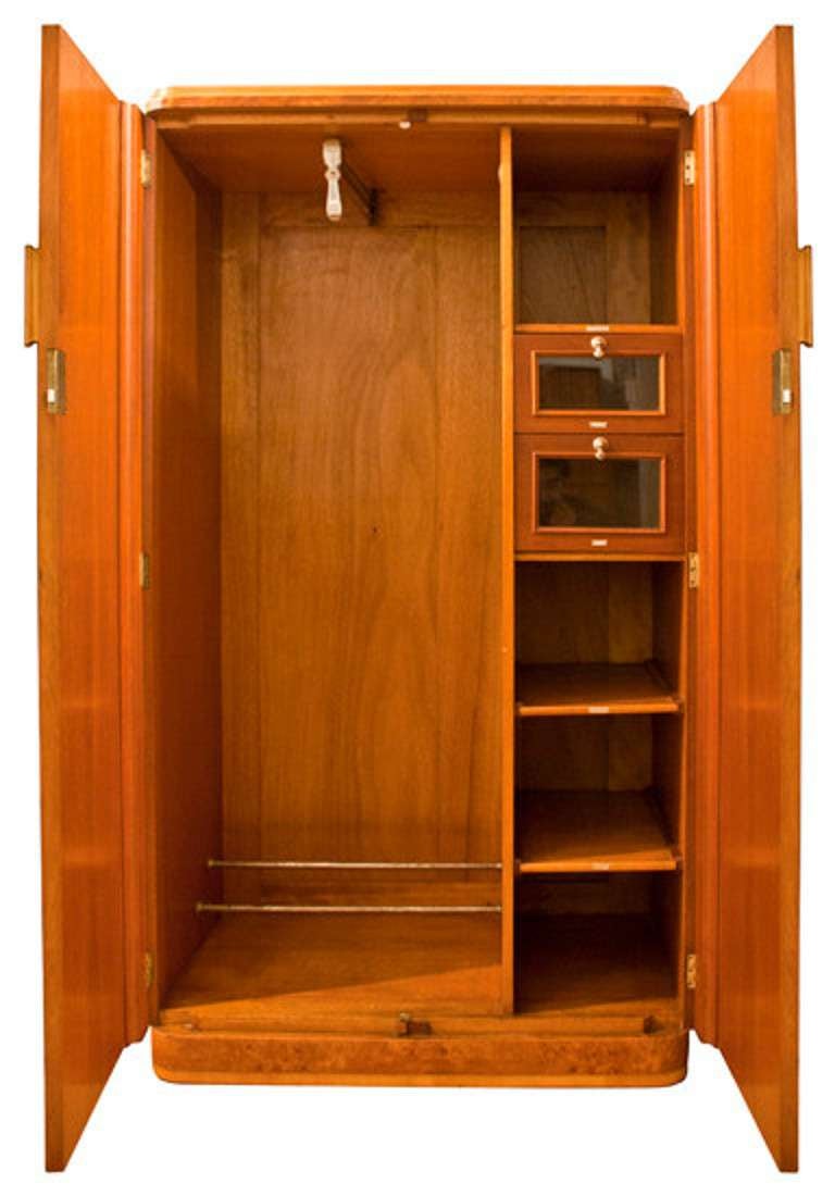 An Art Deco Gentlemans Wardrobe Armoire at 1stDibs