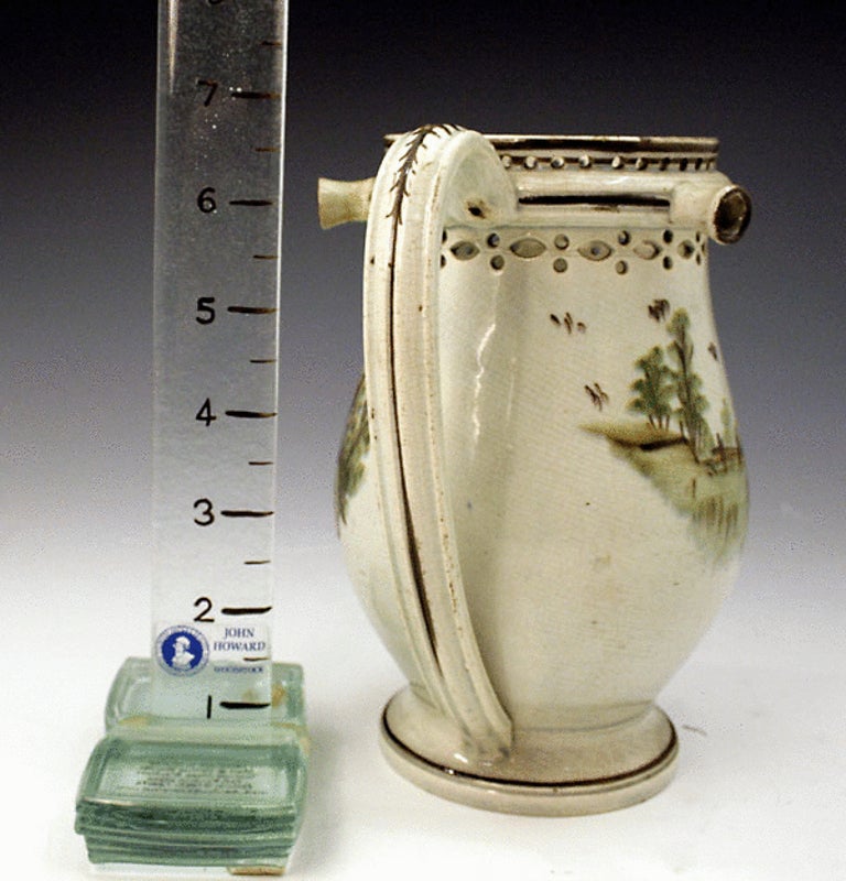 Antique Pottery Pearlware Puzzle Jug C1800 at 1stdibs