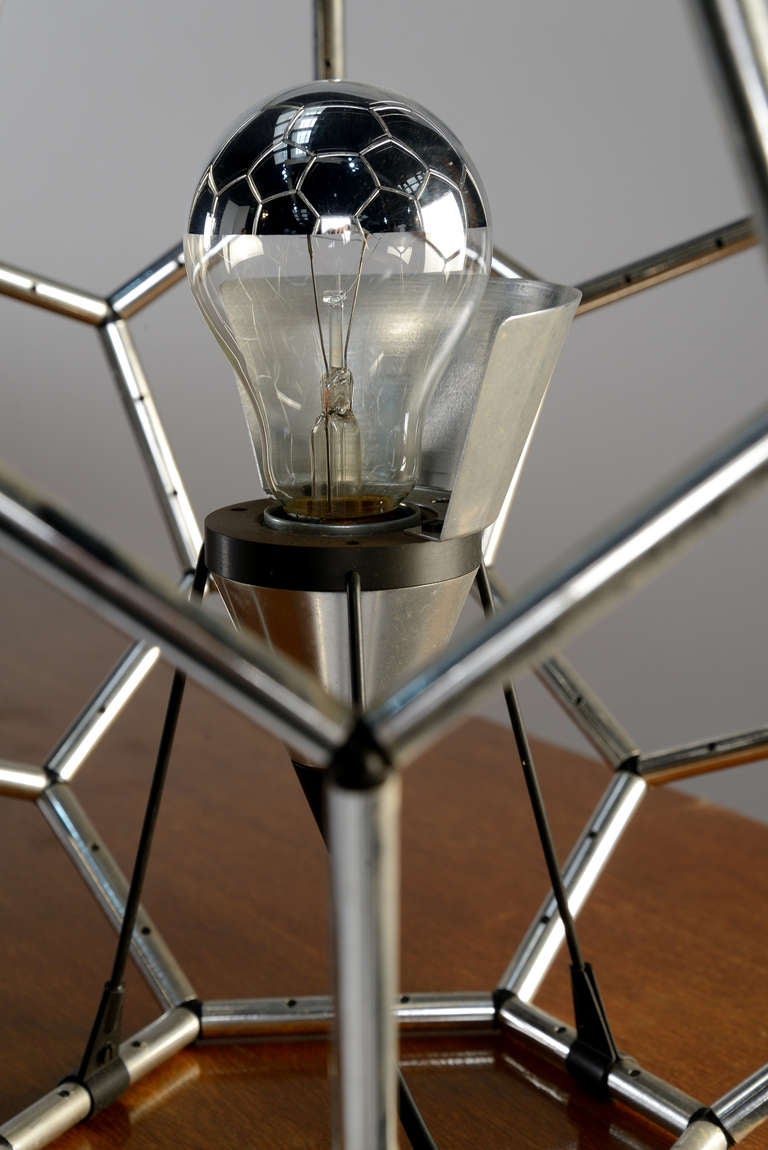 Polyhedron Prototype Table Lamp By Olaf Von Bohr For Valenti at 1stDibs