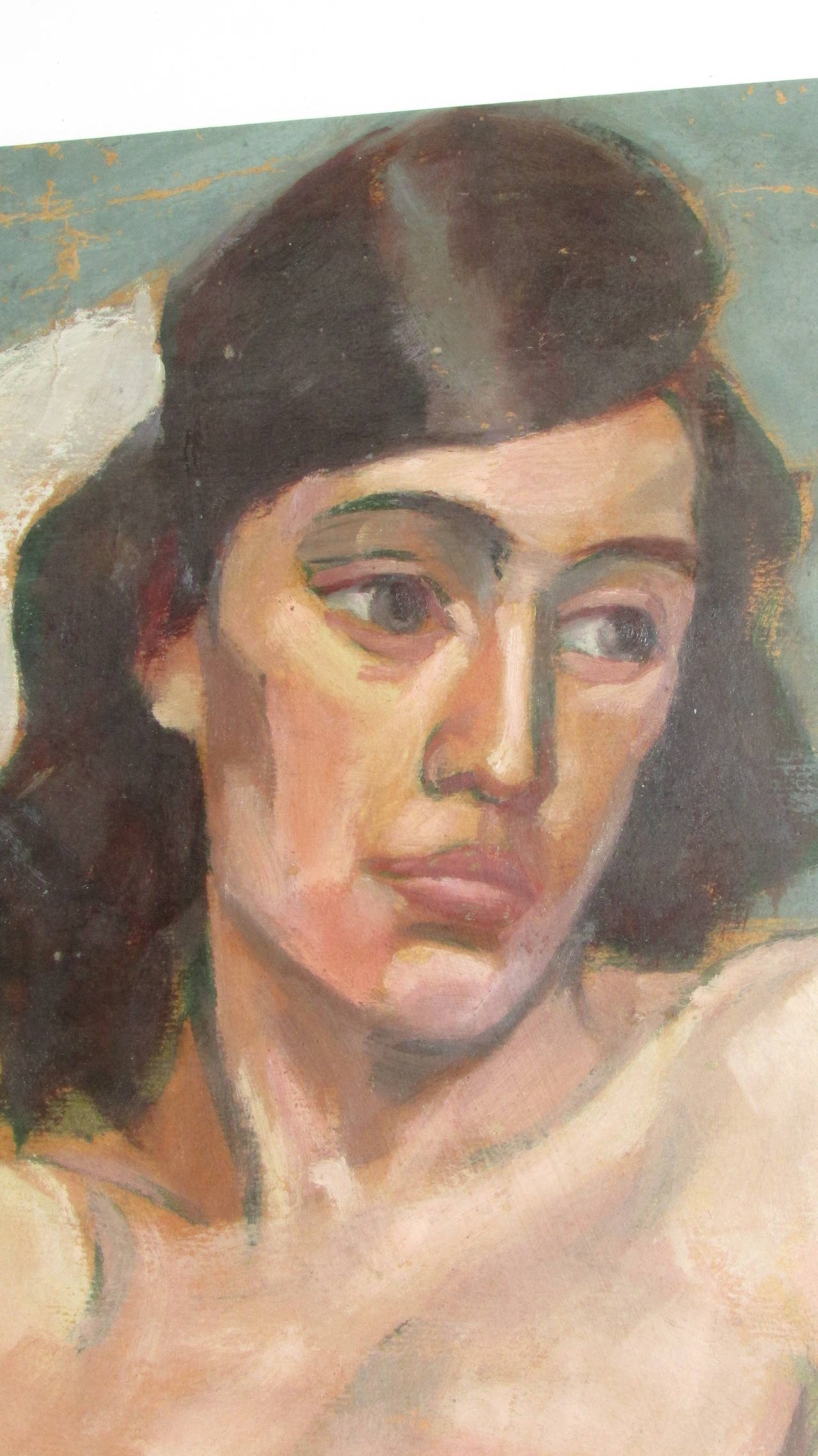 Large Female Nude Oil Painting 1930's For Sale at 1stDibs | 1930s nudes