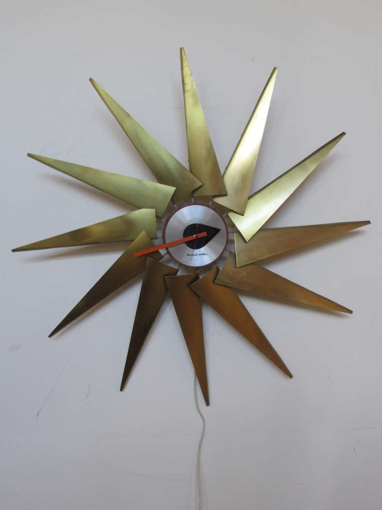 Nelson Turbine Clock at 1stDibs