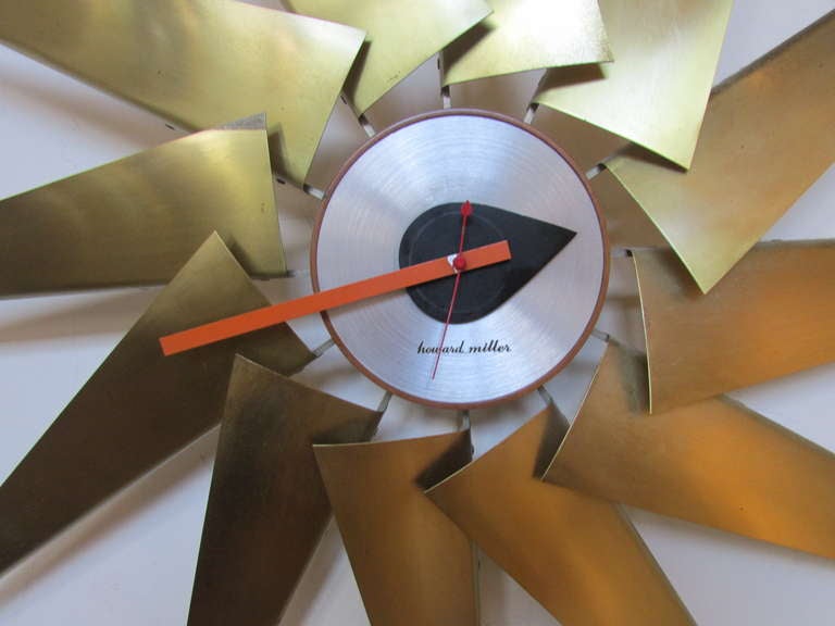 Nelson Turbine Clock at 1stdibs