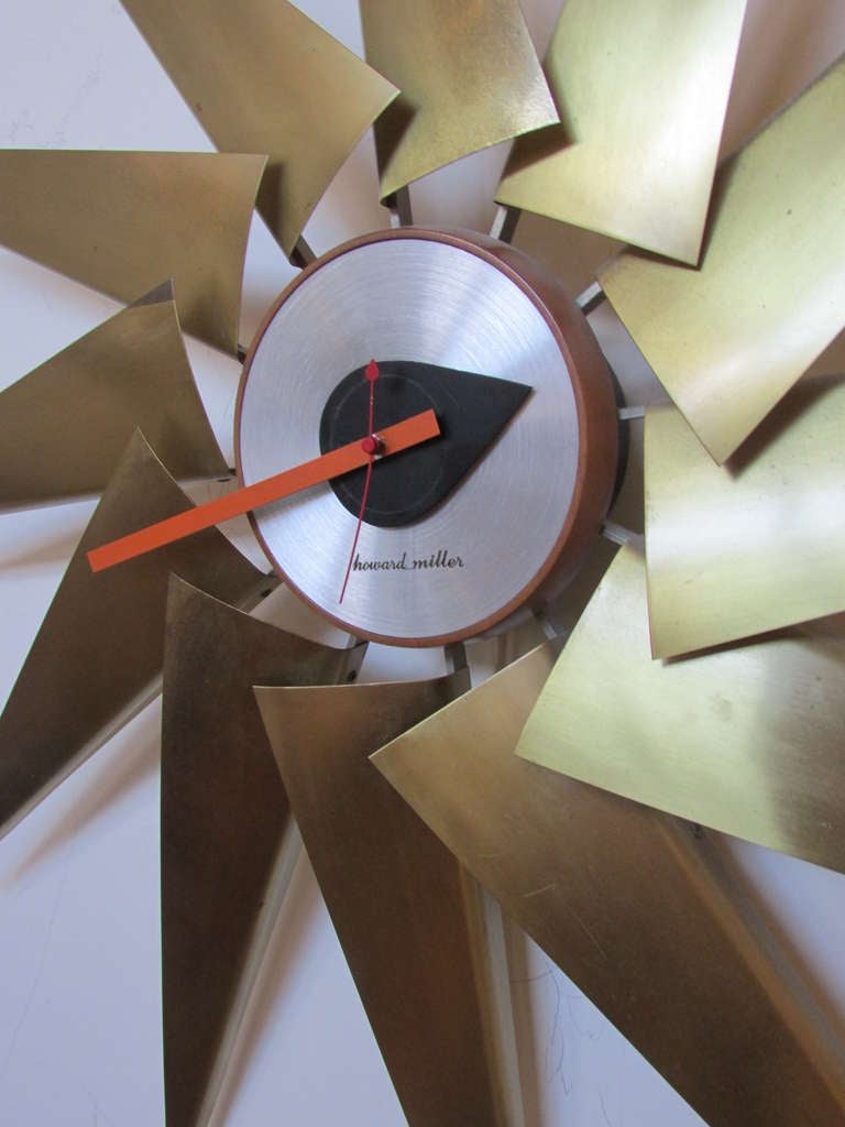 Nelson Turbine Clock at 1stdibs