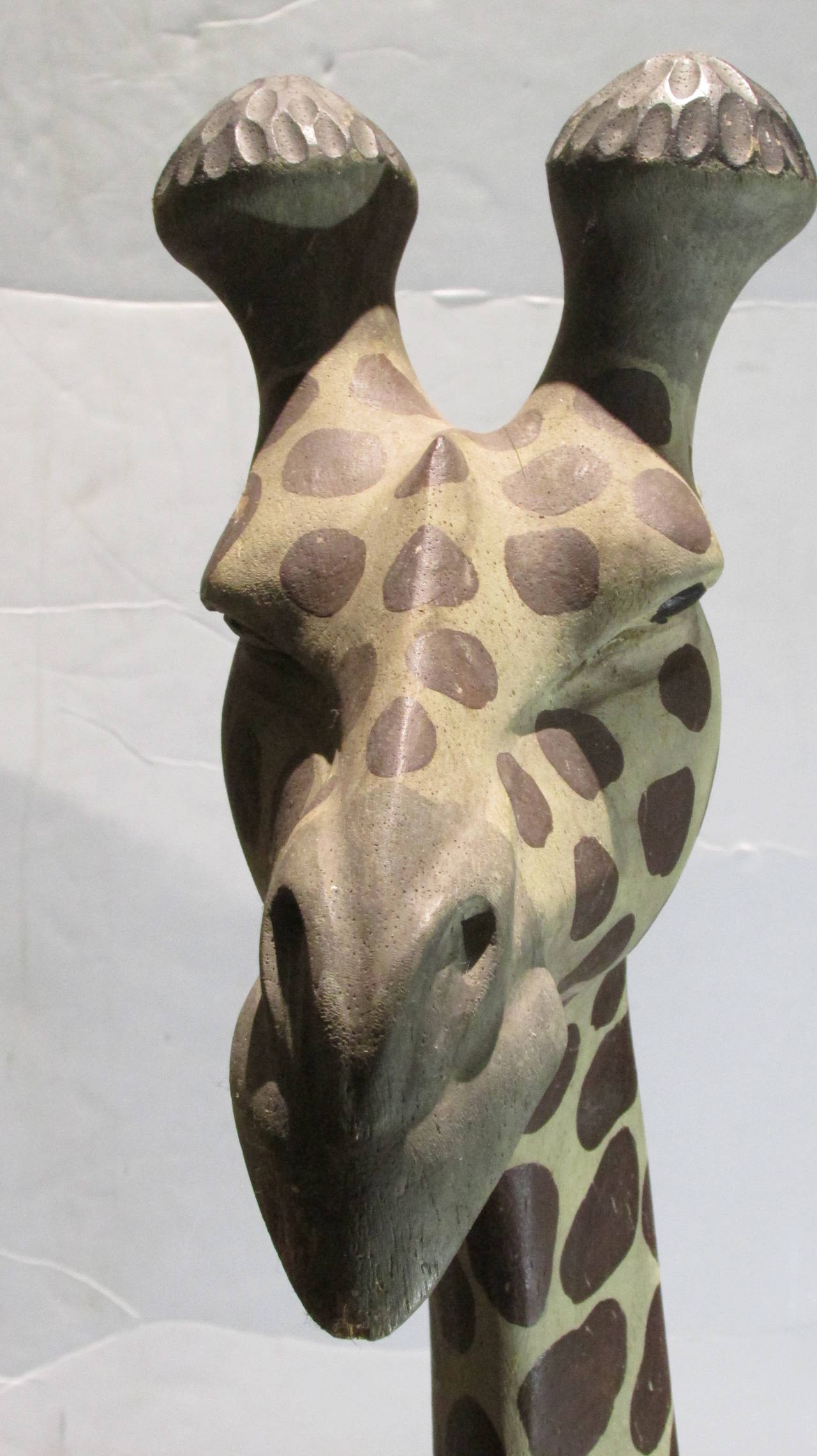 Large Wood Carved Giraffe For Sale at 1stDibs giraffe wood carving, 6