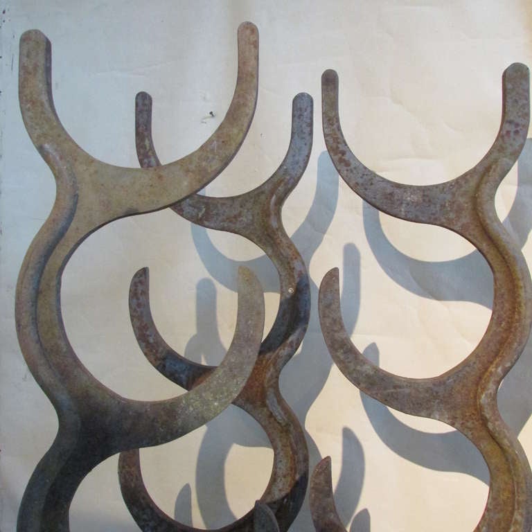 Industrial Cast Iron Pipe Clothing Rack