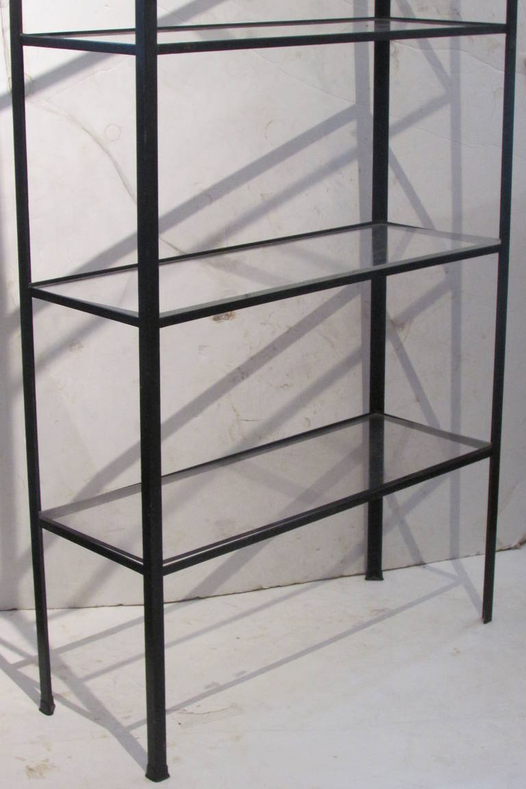 Frederic Weinberg Iron Etagere Shelving Unit at 1stDibs fredrick