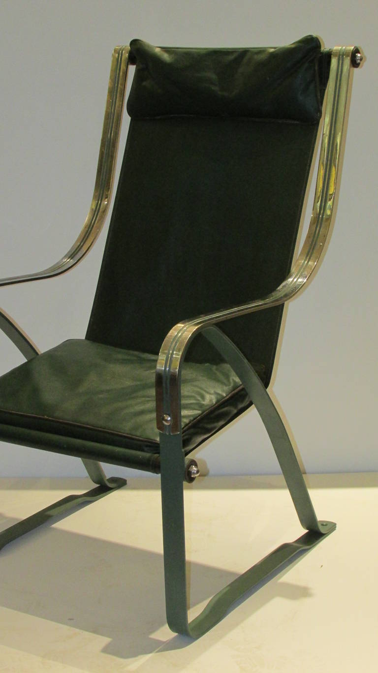 Industrial Machine Age McKay Craft Sling Chair For Sale at 1stdibs