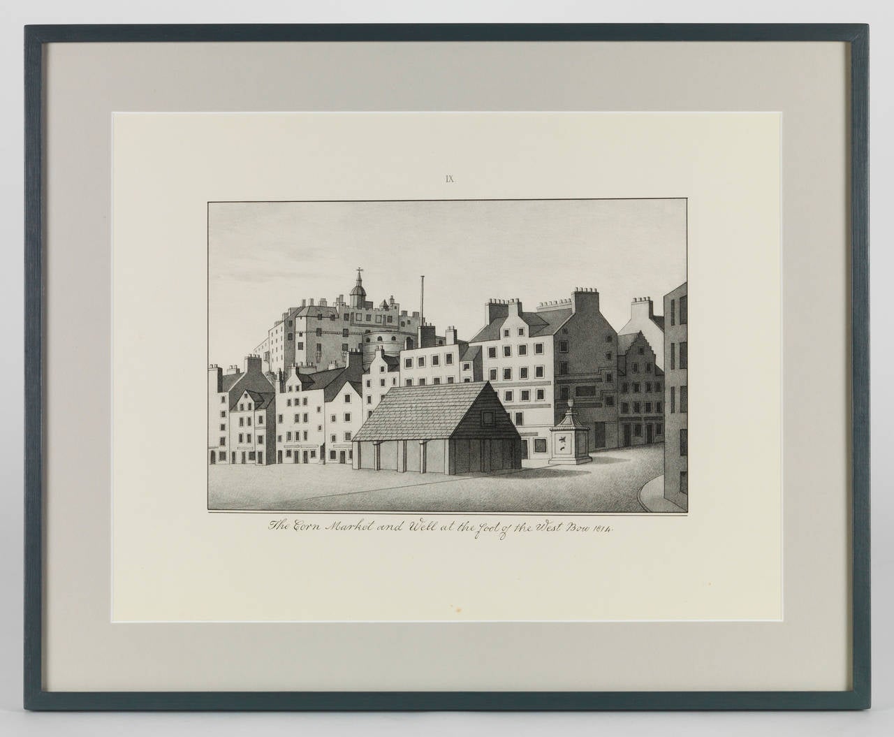 Framed Prints of Edinburgh Landmarks For Sale at 1stDibs