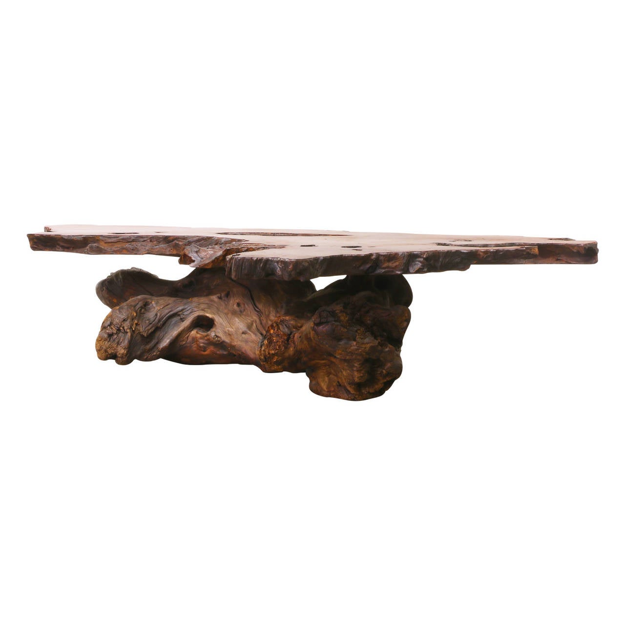 Vintage Driftwood Coffee Table at 1stDibs