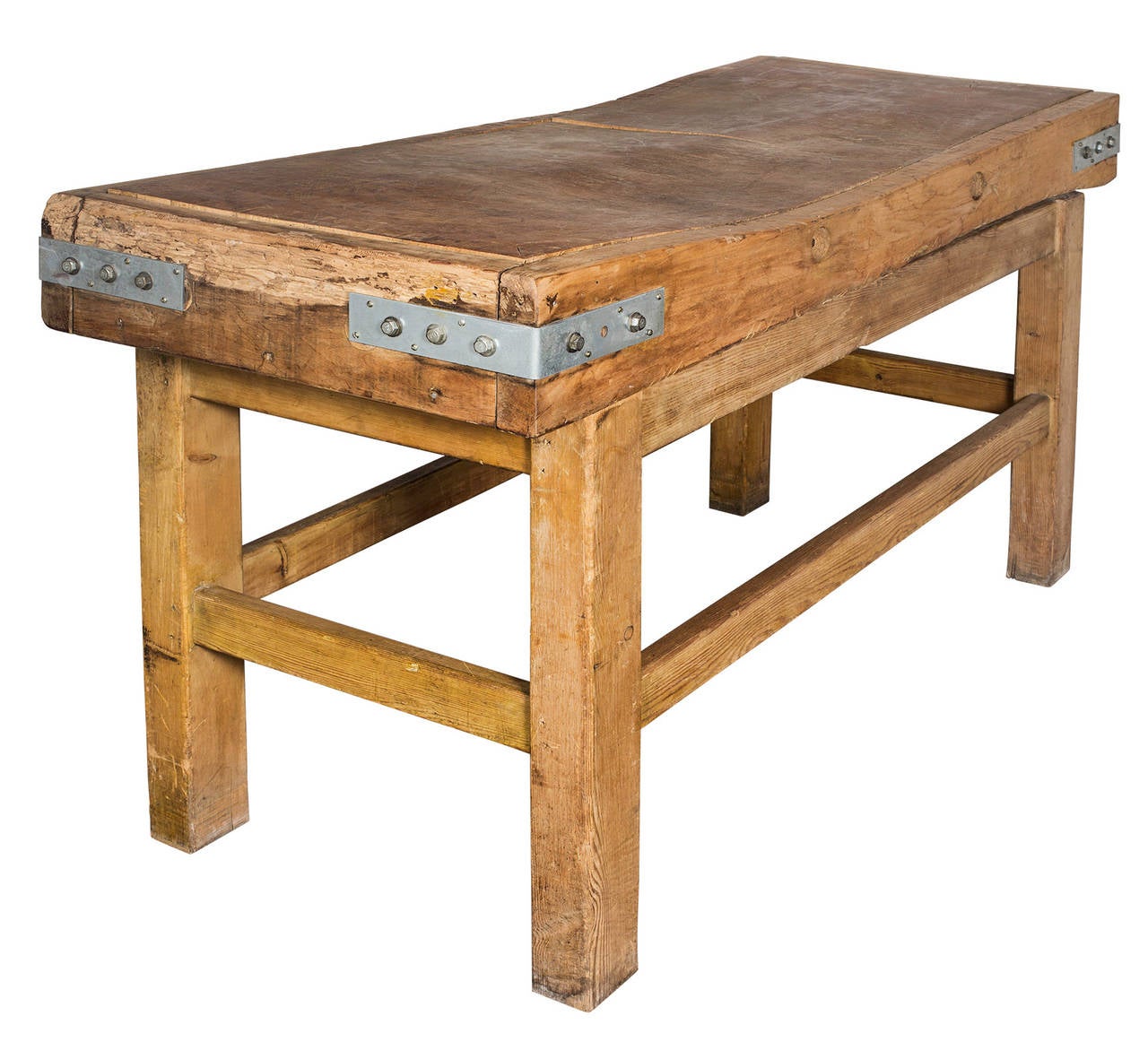 English Butcher Block Table Stand at 1stdibs