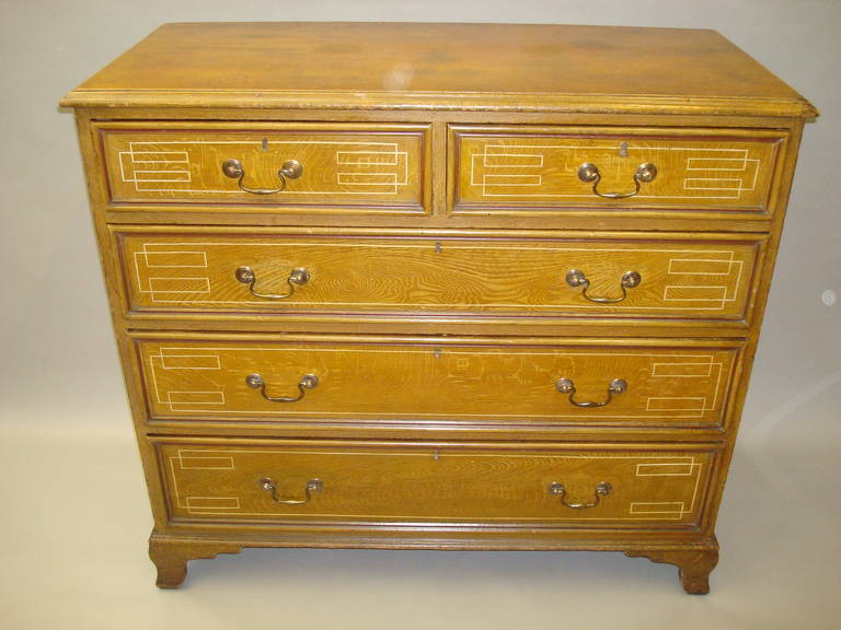 Painted Pine Chest of Drawers at 1stdibs