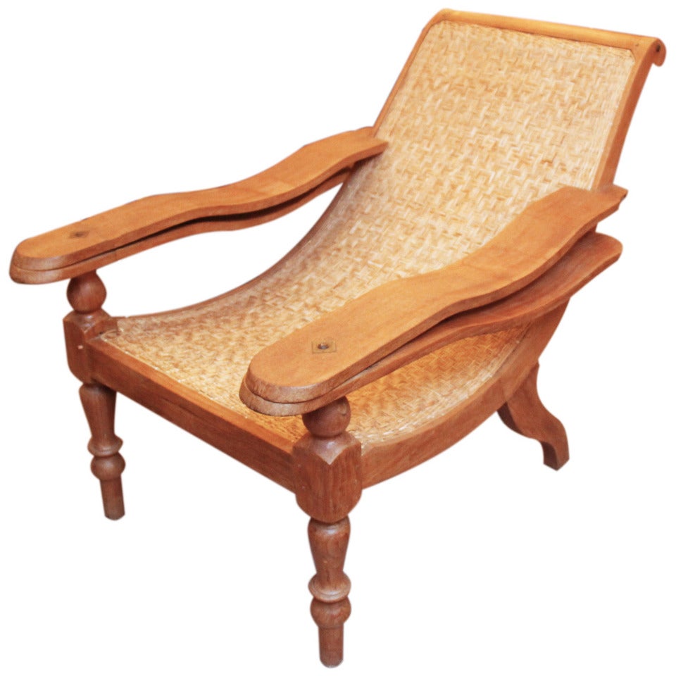 British Colonial Teak Plantation Chair at 1stDibs british colonial plantation chair