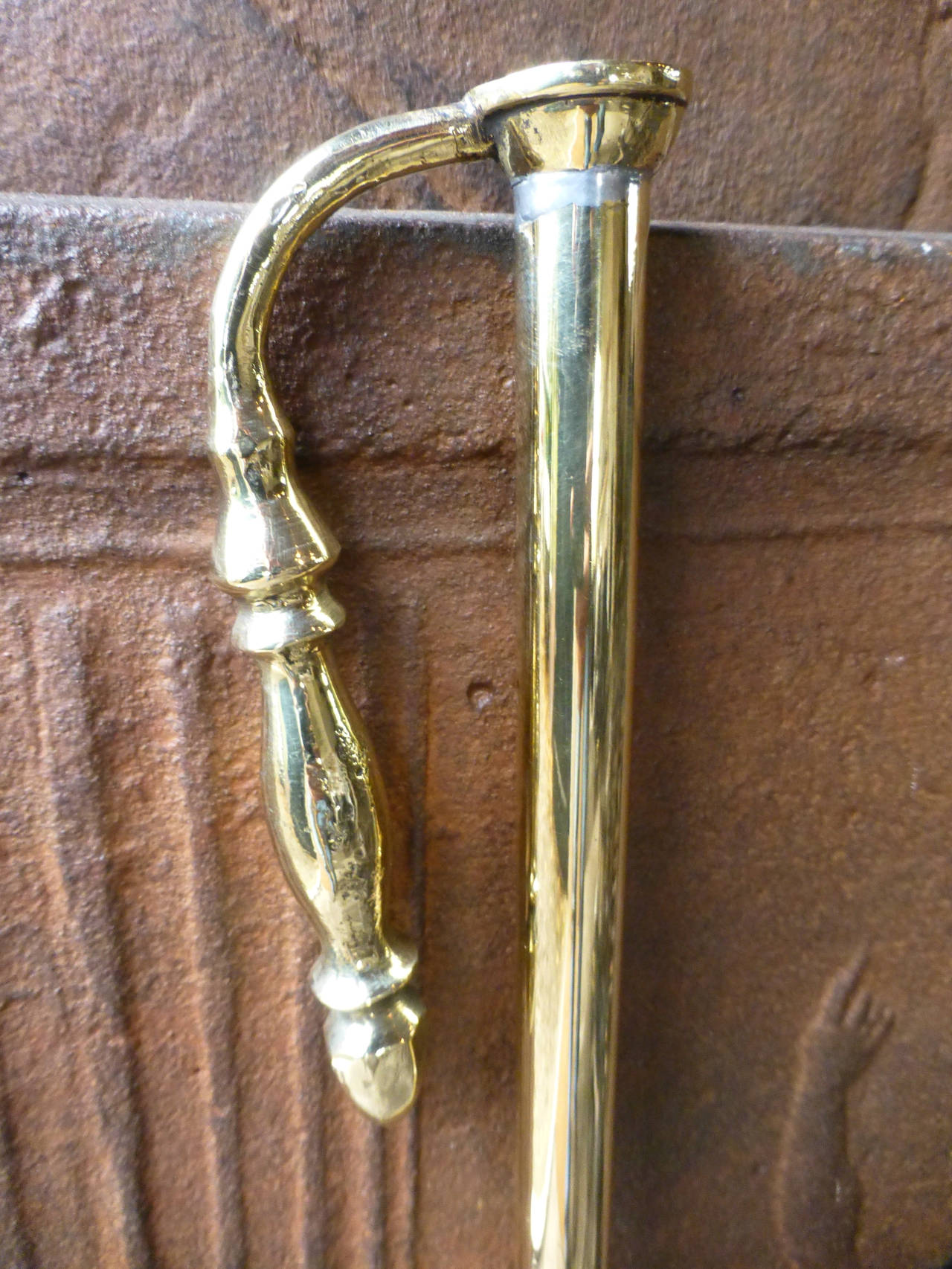 19th Century Polished Brass Fireplace Blow Pipe at 1stDibs fireplace