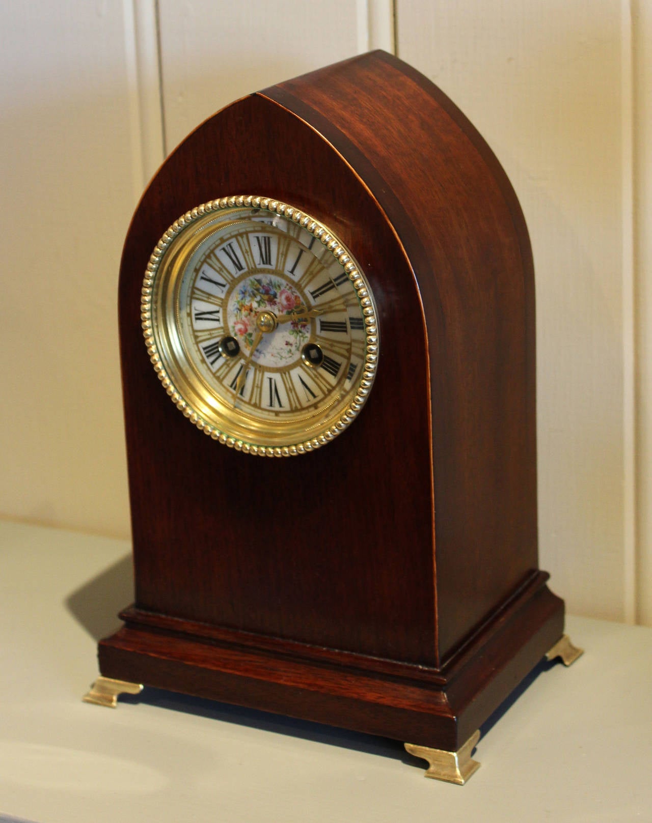 Tiffany and Co. Mahogany Mantel Clock at 1stdibs