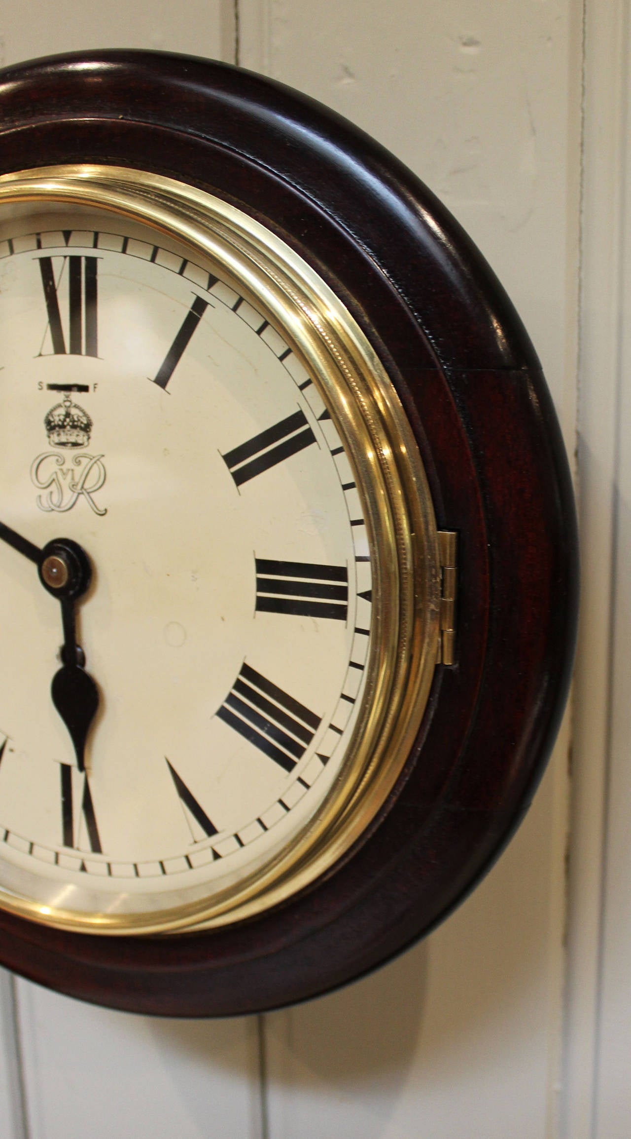 Post Office Dial Clock at 1stdibs