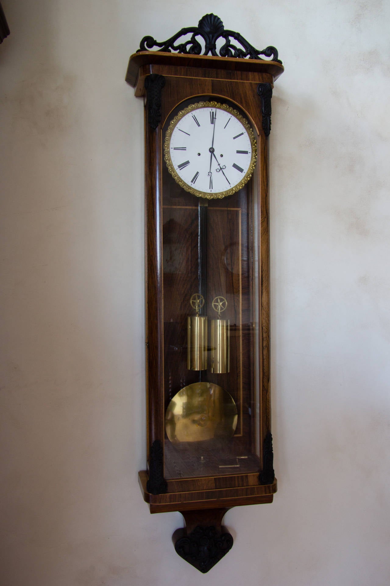 Biedermeier Vienna regulator. For Sale at 1stDibs