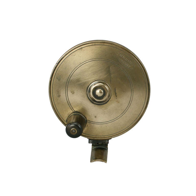 Antique/ Vintage fishing reel by Malloch of Perth. For Sale at 1stdibs