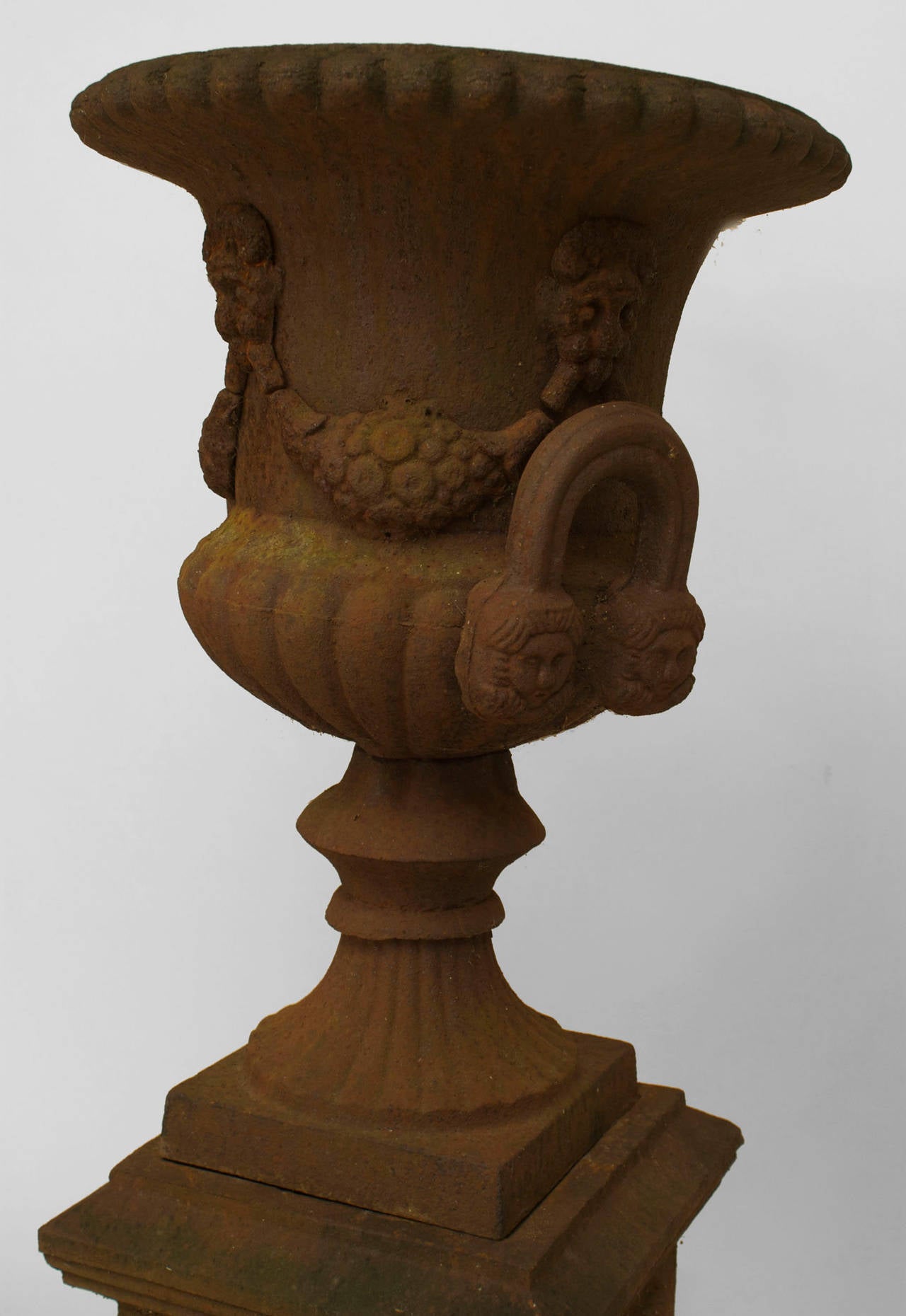 Pair of English Victorian Iron Urns For Sale at 1stDibs victorian urns