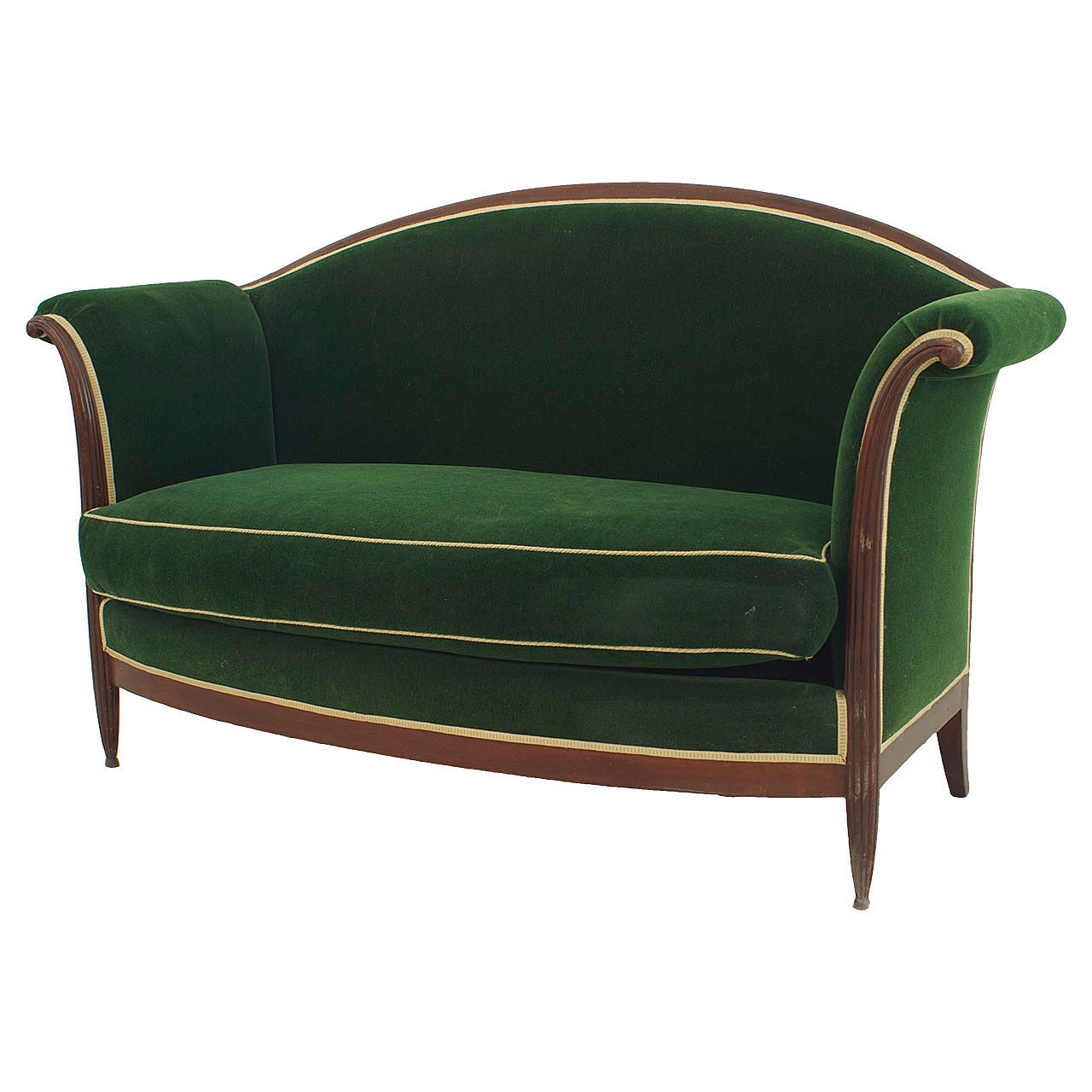 Art Deco Loveseat at 1stDibs