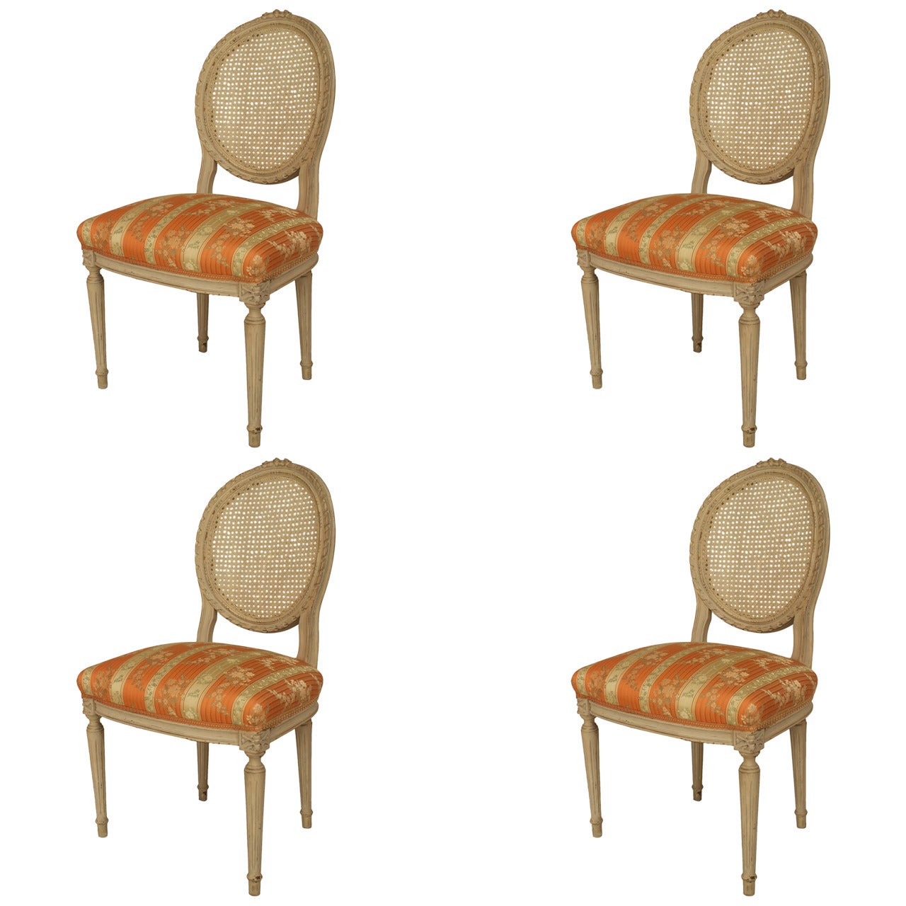 Set of 6 French Louis XVI Blue Side Chairs For Sale at 1stDibs blue chairs for sale, louis xvi
