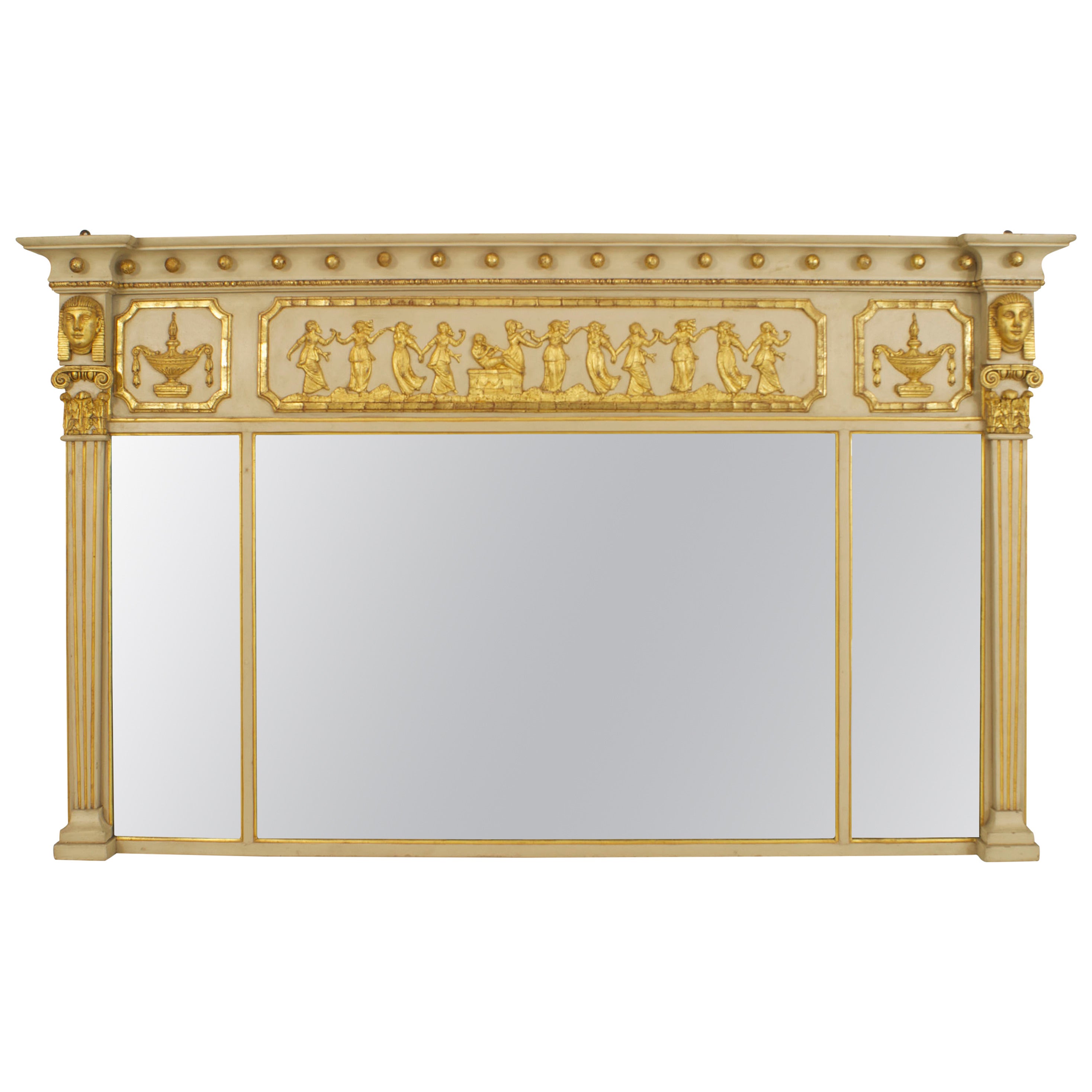 Spanish Style Painted and Gilt Mirror For Sale at 1stDibs spanish