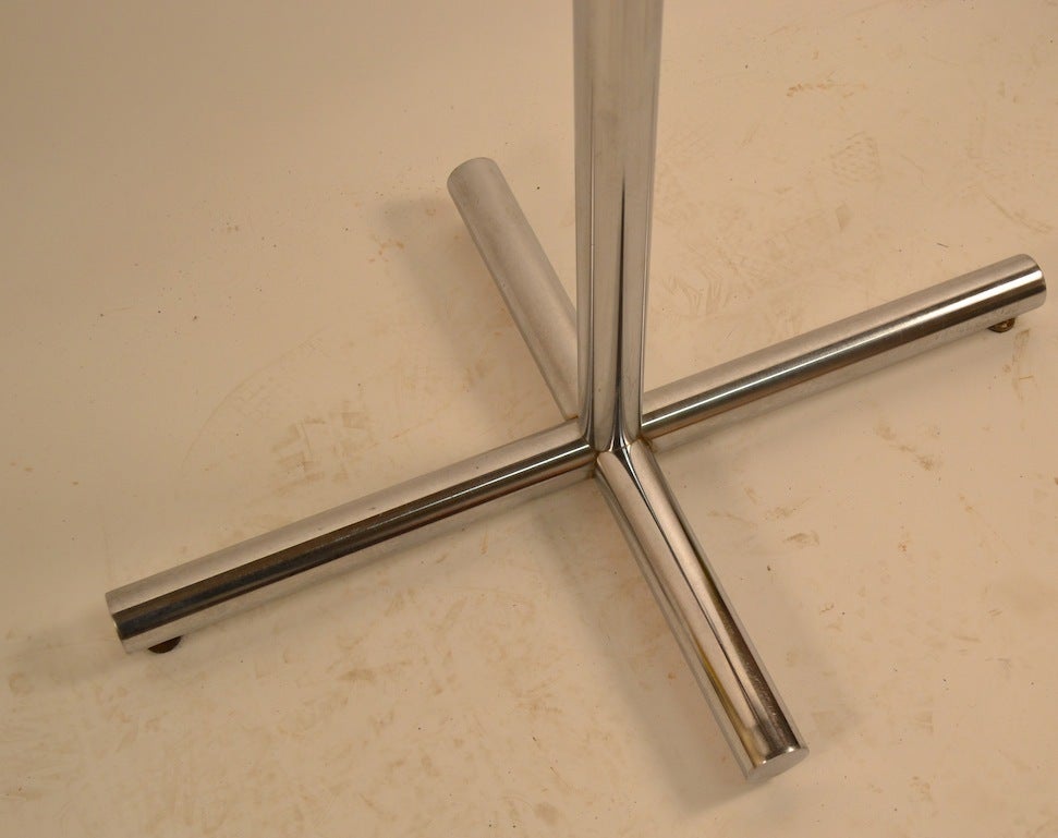 Mid Century Chrome Cafe / Restaurant Table Bases 7 available For Sale