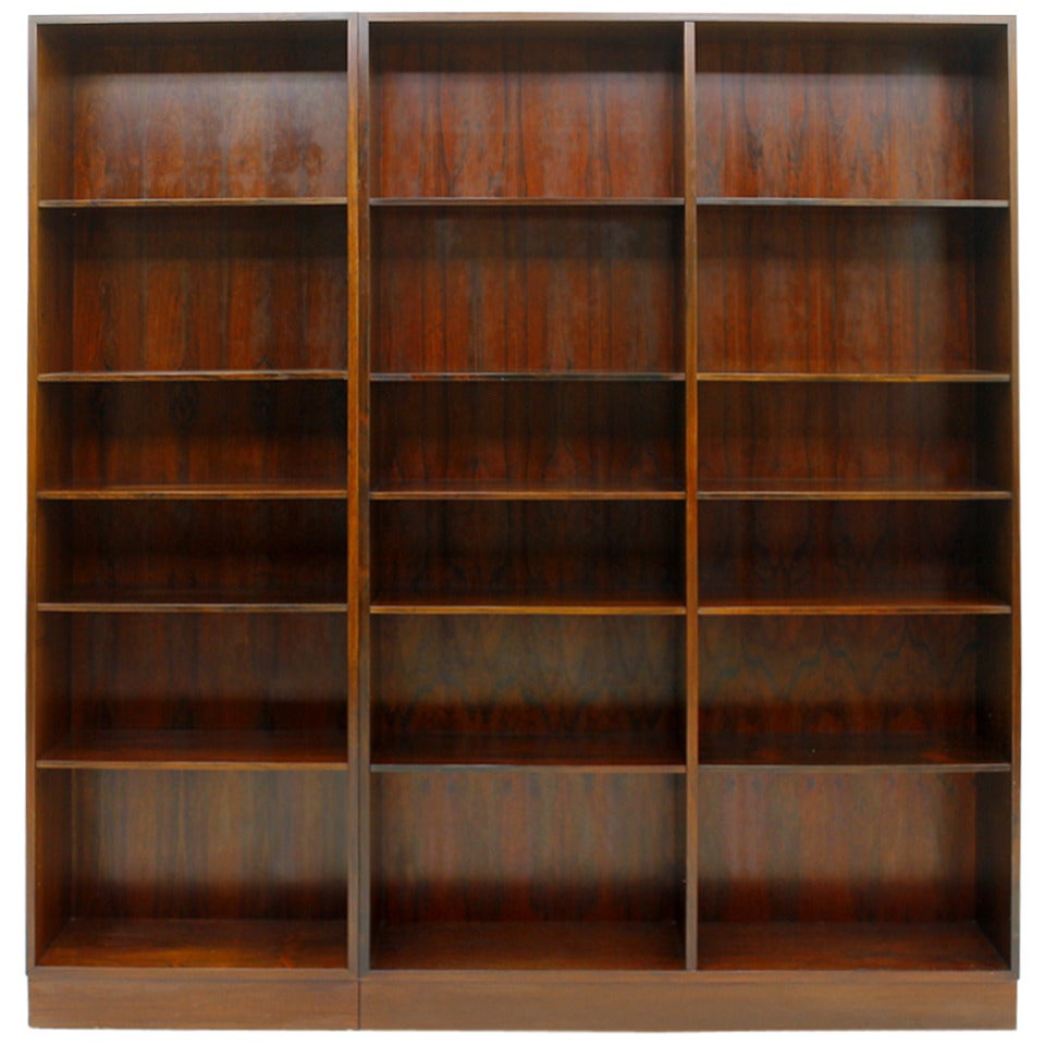 Rosewood Bookshelf by Oman Jun, Denmark, 1960s at 1stDibs