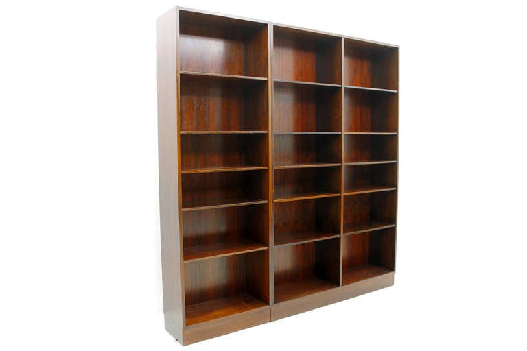 Rosewood Bookshelf by Oman Jun, Denmark, 1960s at 1stdibs