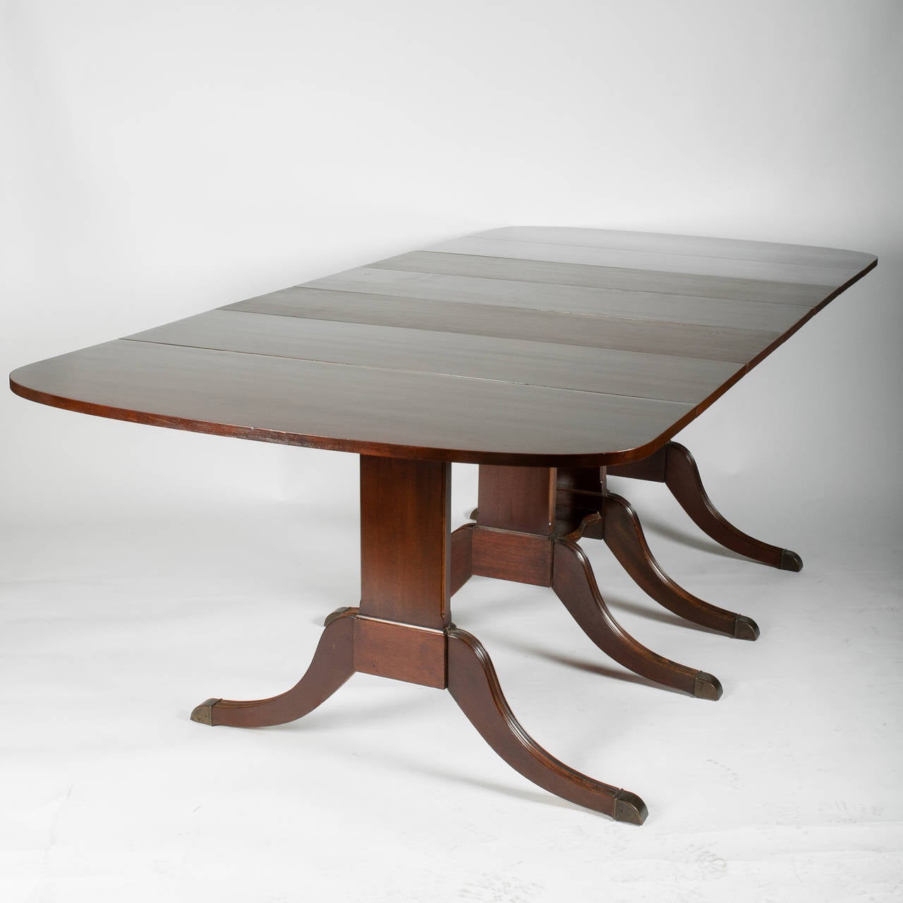 Duncan Phyfe Style DropLeaf Extension Table For Sale at 1stDibs