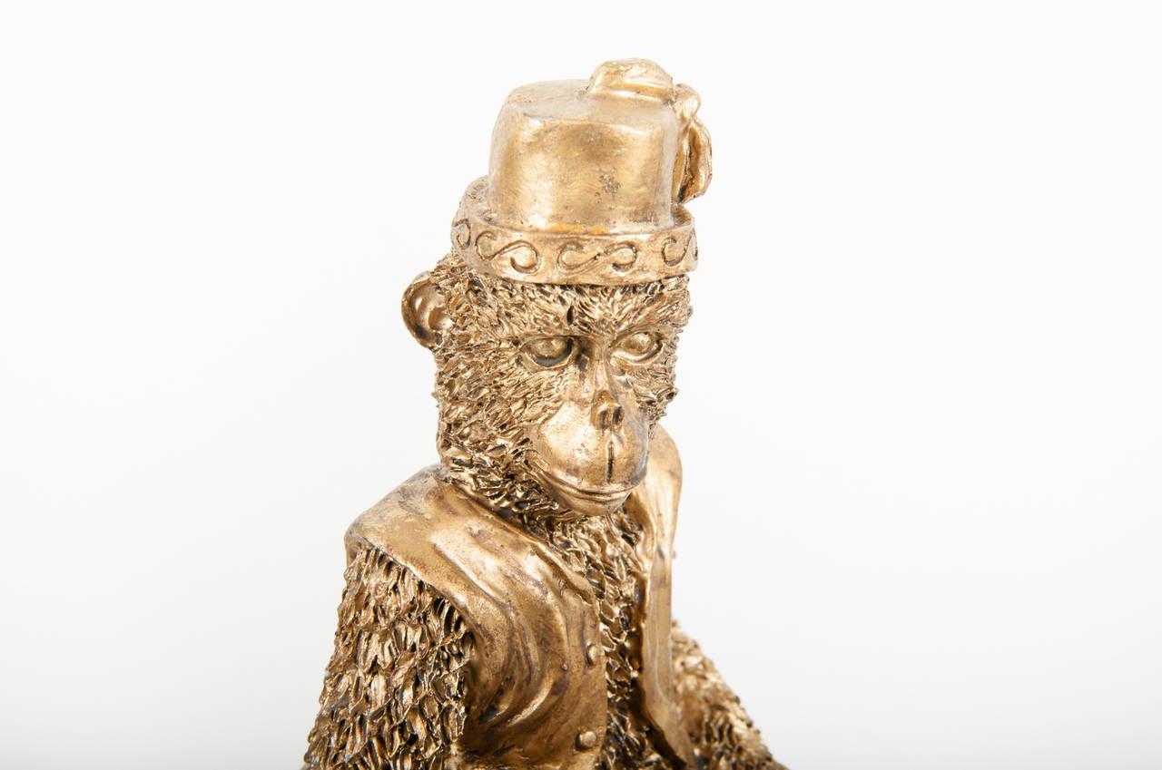 English GoldPlated Bookends at 1stdibs