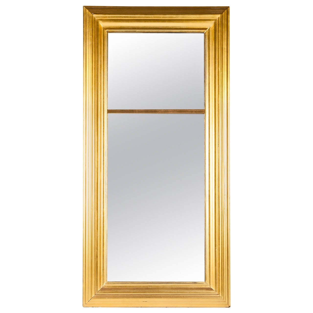 Antique Large Gold Gilt Mirror at 1stDibs