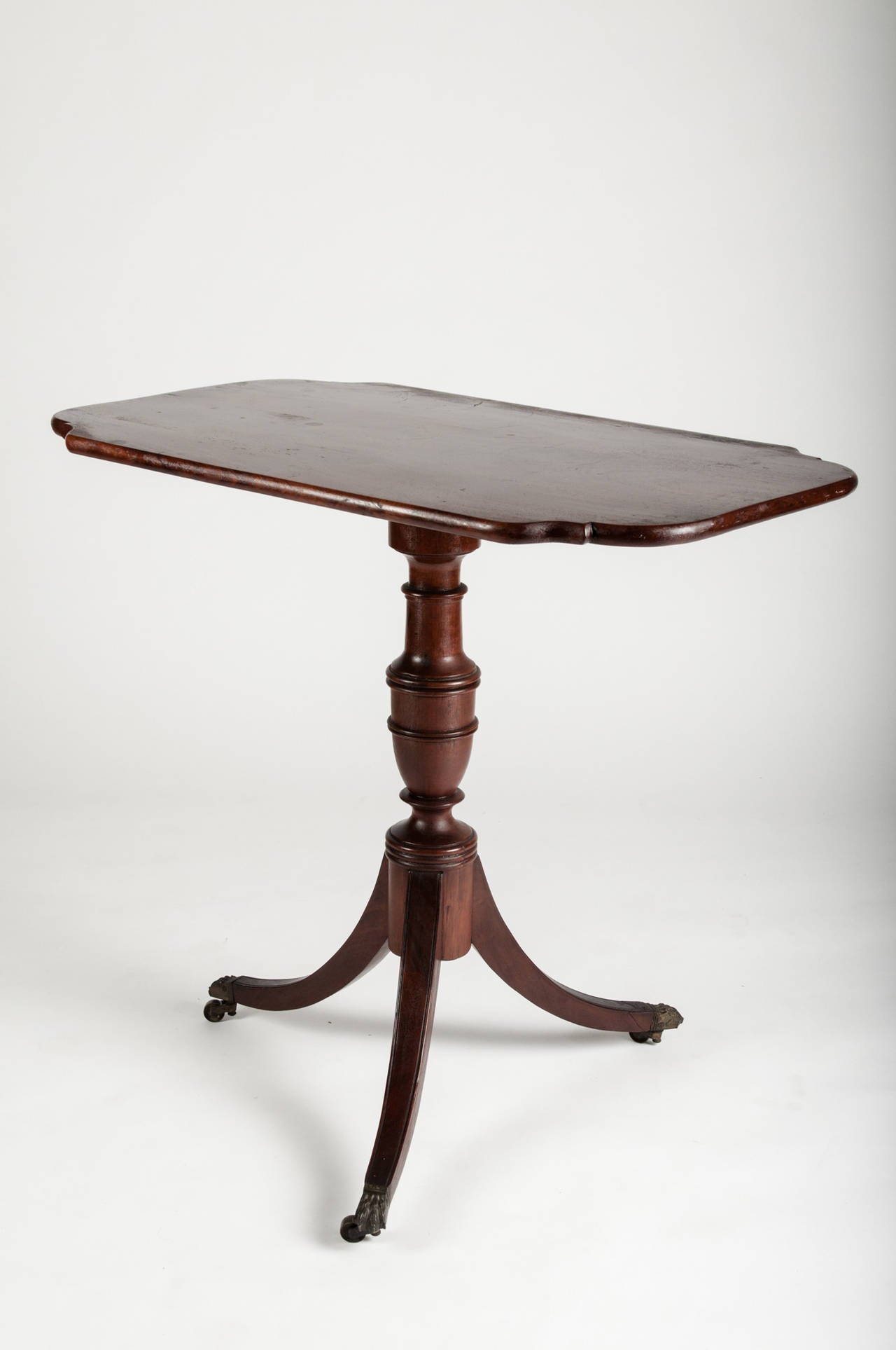 Vintage Mahogany TiltTop Table at 1stDibs