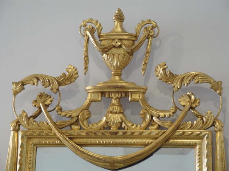 Hollywood Regency Gold Leaf Italian La Barge Mirror at 1stDibs labarge mirror, la barge mirror