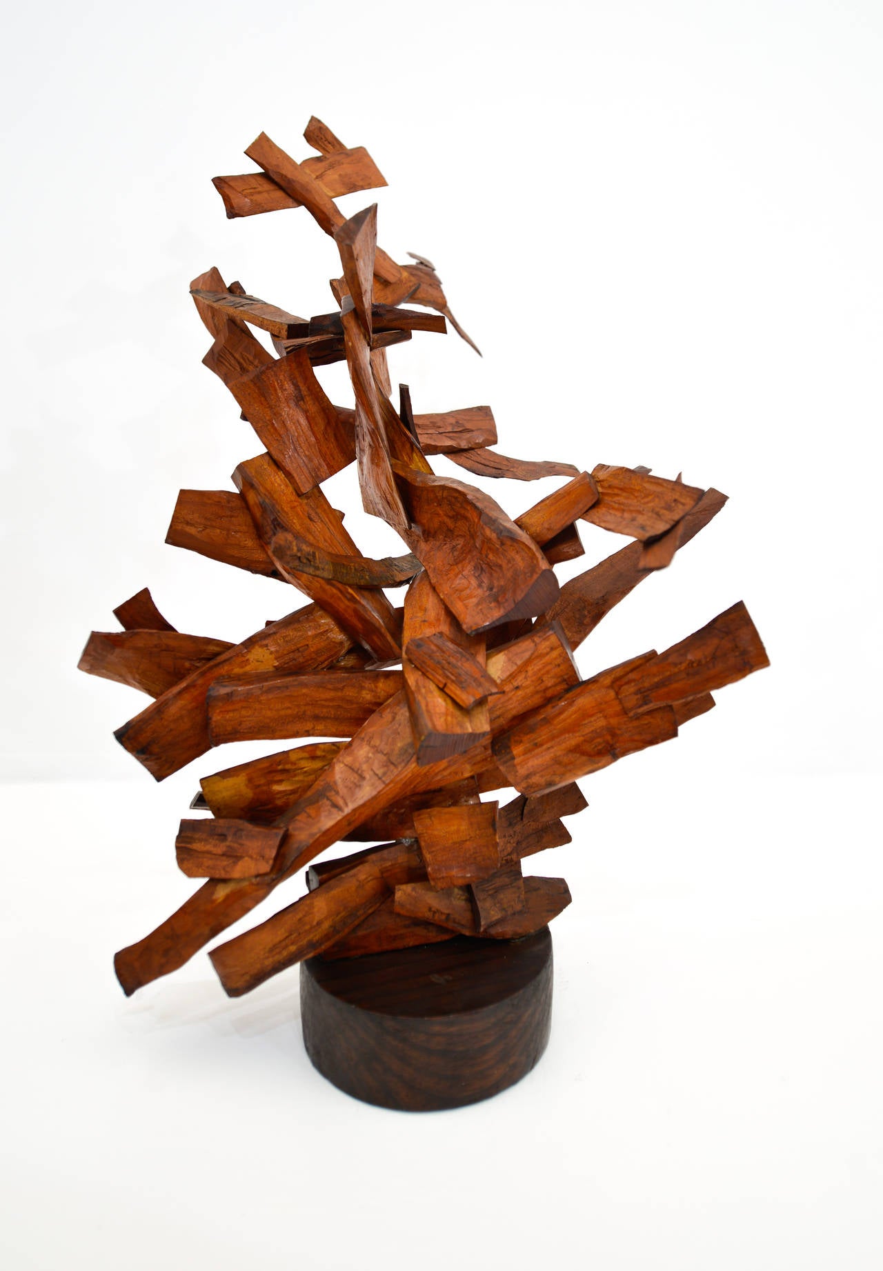 Waldemar Sjolander Mahogany Wood Sculpture at 1stDibs