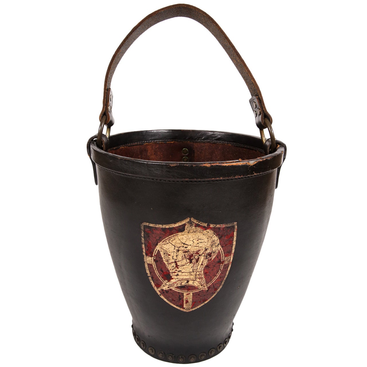 Leather Fire Bucket For Sale at 1stDibs