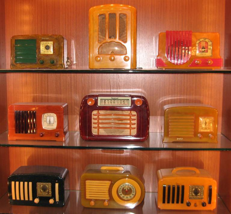 Major Collection of 120+ Catalin and Bakelite Radios from 1930s and