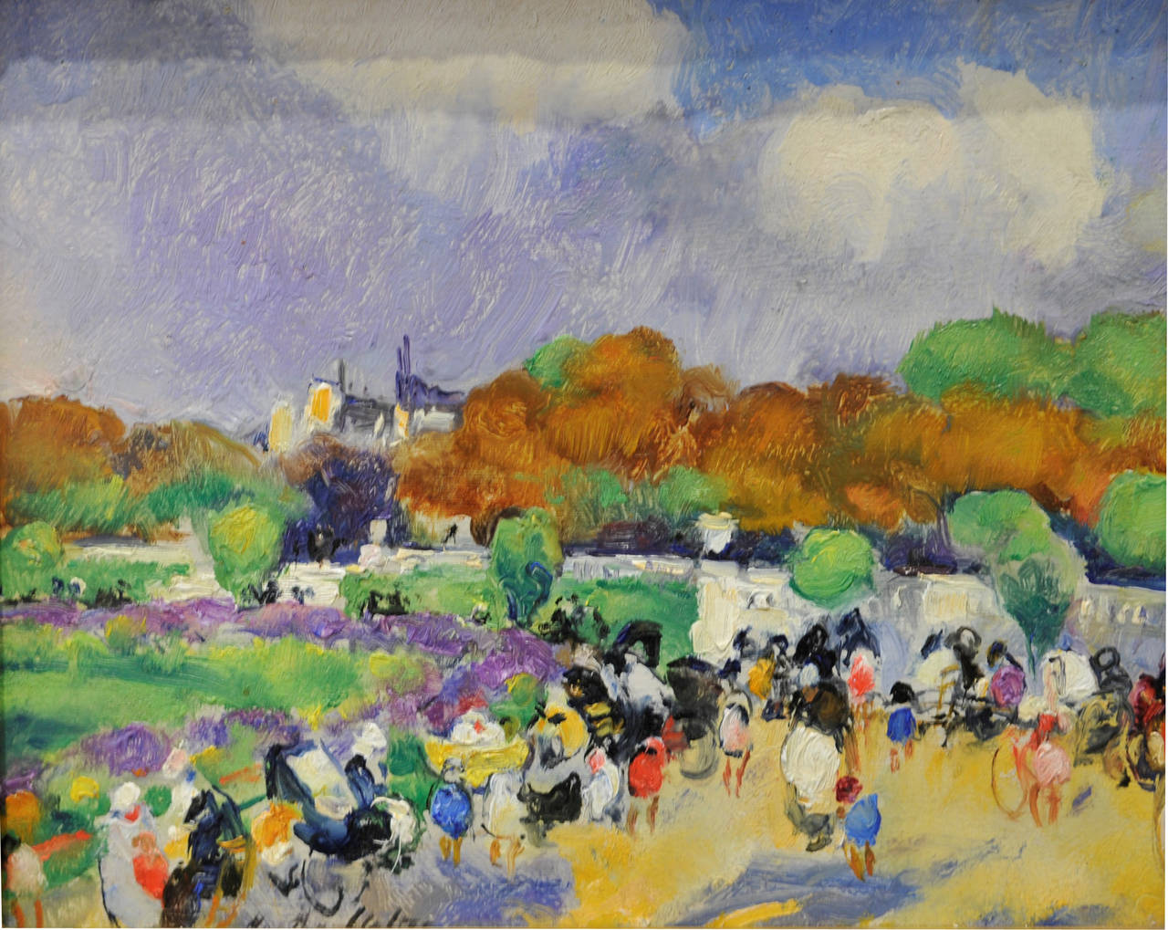 Martha Walter "Autumn Afternoon in Luxembourg Garden" For Sale at 1stDibs